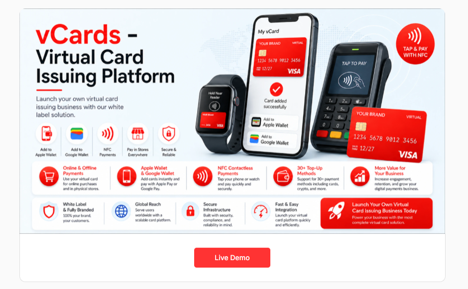 vCards Platform Update: Live Demo Access is Now Available